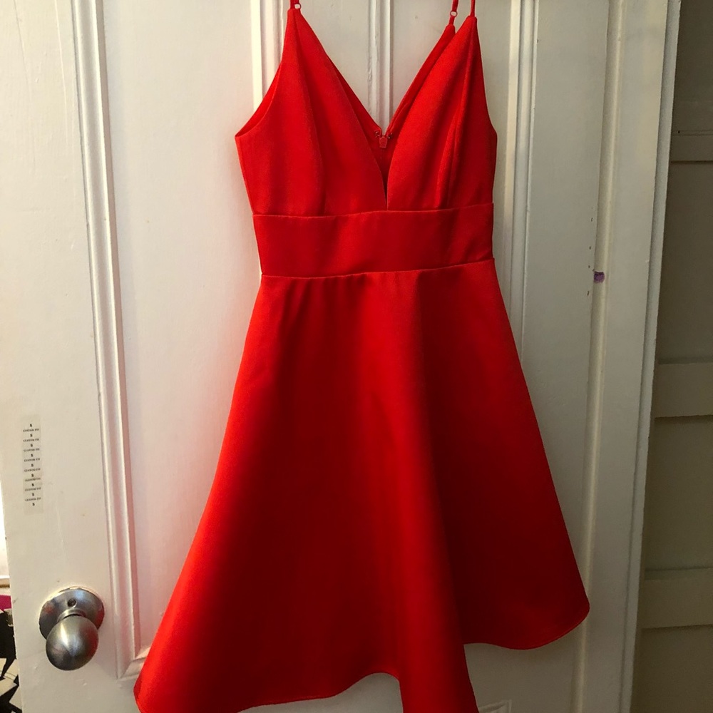 Red dress